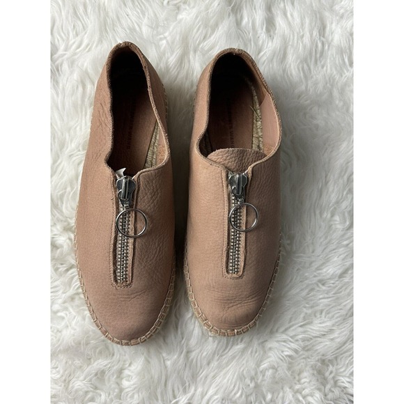 Alexander Wang Womens Devon Espadrille Flat Brown Tan Size 7US / 37EU Medium - Picture 7 of 9